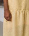 BASERANGE 25 Autumn/Winter GARLIN Dress Portugal BAS-DRGA-FL-AU25-ANA YELLOW